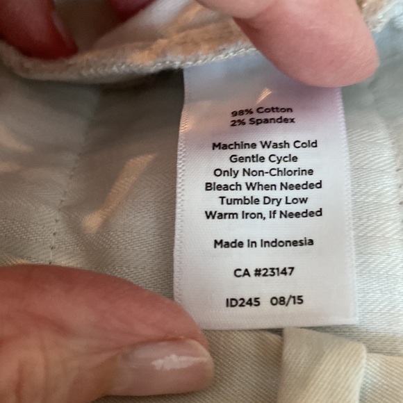 Talbots size 12 petite the perfect crop taupe cropped pants New! Never worn! 🔥 - Picture 11 of 12